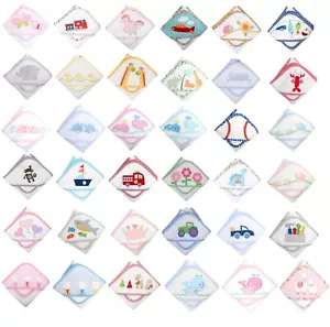 3 Marthas Boutique Baby/Toddler Hooded Towel and Wash Cloth Set - Picture 1 of 46