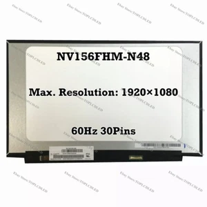Pannello di ricambio schermo LCD NV156FHM-N48 15,6" FHD 1920x1080 60Hz 30 pin - Foto 1 di 1