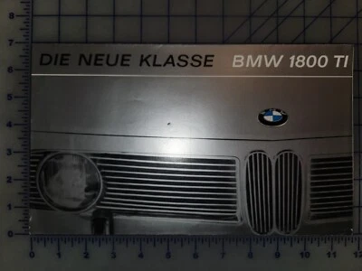 BMW 1800 TI 1964 carpeta de folletos original alemán Foto 1 de 3