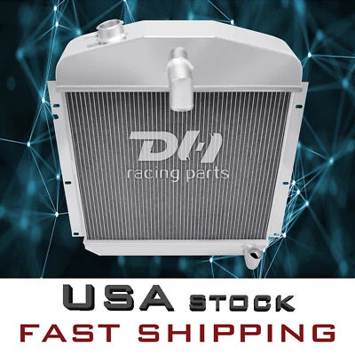 Aluminum 4Rows Radiator Fit 1949-51-52-1954 Plymouth Savoy/Plaza/Belvedere #4749 - Image 1 of 4