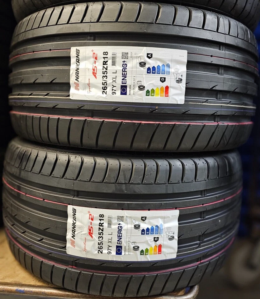 2X NEU NANKANG AS-2+ SPORTWAGENREIFEN 265/35 ZR18 XL 97Y 265 35 18 2653518 D+A - Bild 1 von 4