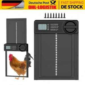 Elektrische Hühnerklappe Aluminum Automatische Hühnerklappe mit Timer IP45 - Bild 1 von 23