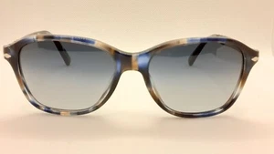 Occhiali da sole PERSOL PO3244-S 1126/32 blu a righe grigio con lenti blu sfumate - Foto 1 di 10