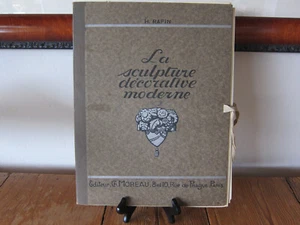 Henri Rapin / La Sculpture Decorative Moderne -- 1st Series 1st ed 1925 - Imagen 1 de 10
