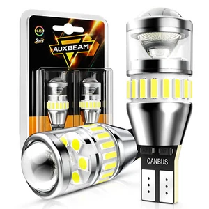 AUXBEAM LED Reverse Backup Light Bulbs T15 912 921 Extremely Bright White 6000K - Picture 1 of 12