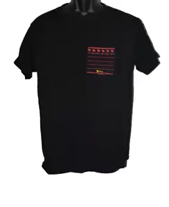 In-N-Out Burger Black Pocket “Animal style” T Shirt Front Pocket Palm Tree M USA - Picture 1 of 4