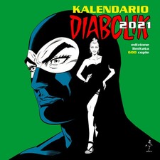 Calendario variant Verticale Kalendario Diabolik Anno 2021