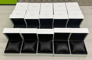 10x Original Seiko Weiß Uhr Präsentationsbox Gehäuse Komplett Restposten - Bild 1 von 9