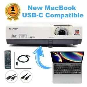 Sharp PG-D3050W Projektor DLP Heimkino - Neu Macbook Usb-C Kompatibel Paket - Bild 1 von 6