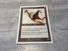 Magic patagia golem has creature-artifact 305/350 6ème edition playing card fr