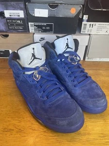 Jordan 5 Retro Blue Suede Sz 11 Clean AF No box  - Picture 1 of 8