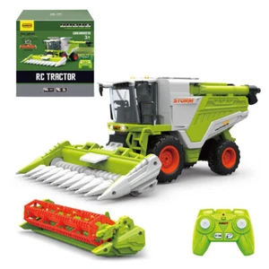1:24 Remote Control Tractor RC Farm Tractor Toy with Light Sound Gifts for Boys - Picture 1 of 6