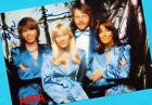 ABBA - TOP - Autogramm Bild - Print Copie - 18 x 13 + Signierte POP - AK gratis