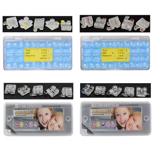 Brackets de cerámica de zafiro dental Roth MBT 022 estética transparente - Imagen 1 de 60