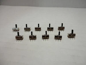 Paquete de 10 mini interruptor deslizante encendido apagado SS12D00 SS12D03G5 3 pines mango 5 mm - Imagen 1 de 12