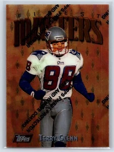 1997 Finest #70 Terry Glenn MASTERS New England Patriots mit SCHALEN - Bild 1 von 2