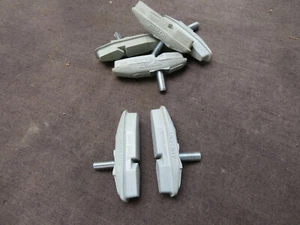 SKYWAY BRAKE SHOES GREY BMX PADS CRUISER RACING FREESTYLE NOS VINTAGE GRAY - Picture 1 of 2