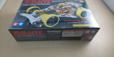 Tamiya Mini 4WD Limited Avante Jr. Yellow Special (Clear Body) (VS Chassis) 9506 - Image 1 of 4
