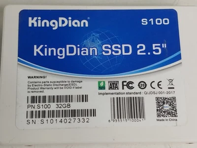 KingDian S100 S10032GB 32 GB SATA II 2.5 in Solid State Drive - Image 1 of 4