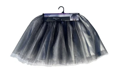 Halloween Costume Ballerina Tutu Black White Adult Large Plus - Image 1 of 4