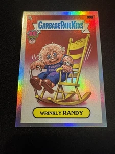 Garbage Pail Kids 2025 99a Wrinkly Randy 40th Anniversary Worst Of GPK  - Bild 1 von 2
