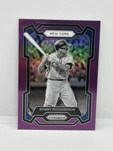2024 Panini Prizm BOBBY RICHARDSON Purple Prizm /99 New York Yankees - Picture 1 of 2