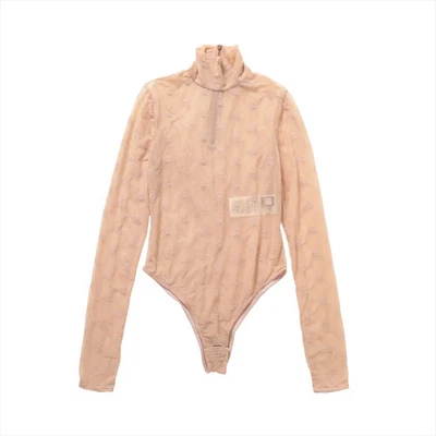 Fendi 21 Años Nylon Body XXS Damas Beige FS7828 Caligrafía Bordado S Foto 1 de 4