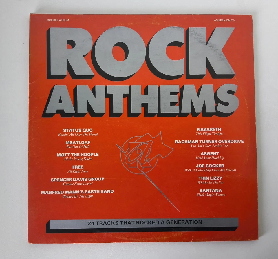 Various  -  Rock Anthems:  Vinyl LP,  double album,  Gatefold sleeve,  1985 - Image 1 of 4