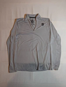 Zero Foxtrott Pullover Herren Small 1/4 Zip Performance Golf Sport grau - Bild 1 von 10