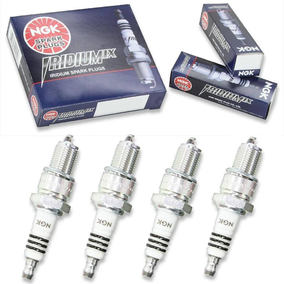 4 pcs NGK Iridium IX Spark Plugs for 1978-1979 Honda Civic 1.5L L4 - Engine bs - Image 1 of 4