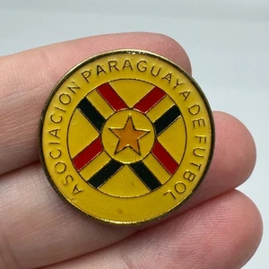 Vintage Asociacion Paraguaya De Futbol Soccer Lapel Pin World Cup Paraguay - Picture 1 of 4