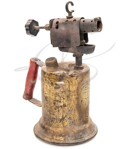VINTAGE ANTIQUE ORIGINAL BRASS BLOW TORCH CLAYTON AND LAMBERT MFG Co. - Picture 1 of 6