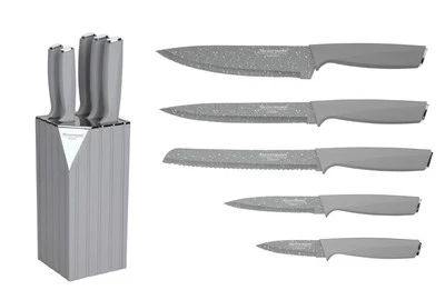 Messermann Germany 6tlg Messerset Grau - Bild 1 von 3