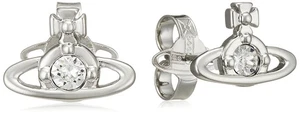 [Vivienne Westwood] NANO SOLITAIRE Brass Earrings (New Model) with exclusive BOX - Picture 1 of 3