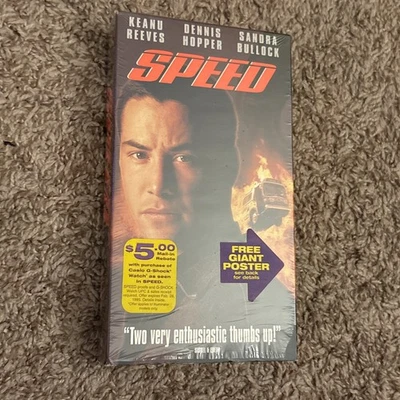 Speed VHS  Video Tape Used Movie  Keanu Reeves  Sandra Bullock 1994 PreOwned — 第 1/4 张图片