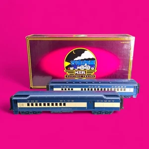 MTH 20-4121 Jersey Central Blue Comet Combine Diner 2 Car Set - Picture 1 of 15