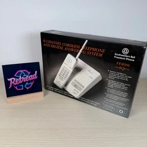 Southwestern Bell Freedom Telefon FF890 Vintage selten 80er Jahre verpackt schnurlos - Bild 1 von 17