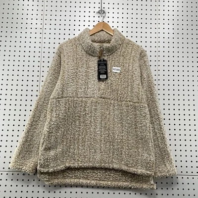 NUEVO Suéter Jackson Hole Outerwear Mujer Mediano Beige Texturizado Polar Foto 1 de 4