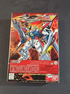 1995 Bandai Gundam Wing Action Figure Model Kit 1/144 Wing Gundam 0 Built Japan - Bild 1 von 8