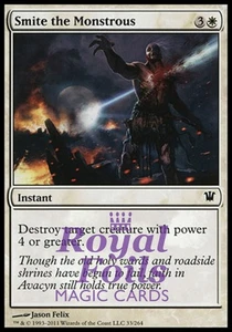Smite the Monstrous 4x FOIL ISD MTG Innistrad Common MINT white - Picture 1 of 1