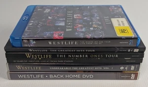 6x Westlife DVDs & Blu-Ray Live Unbreakable Croke Park Number Ones Back Home - Bild 1 von 3