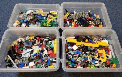 1 KG LEGO® Konvolut 1kg Steine Räder Platten Sondersteine Kiloware Ersatzteile - Bild 1 von 4