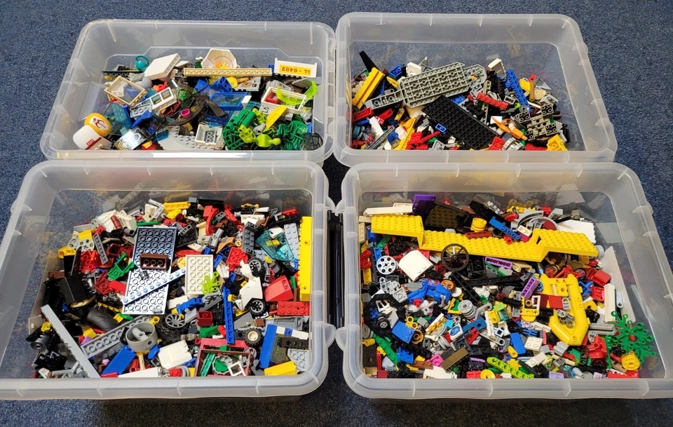 1 KG LEGO® Konvolut 1kg Steine Räder Platten Sondersteine Kiloware Ersatzteile - Bild 1 von 4