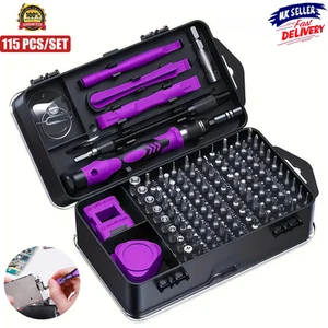 115x Precision Screwdriver Set Phone PC Computer Electronics Repair Tool Kit - Picture 1 of 10
