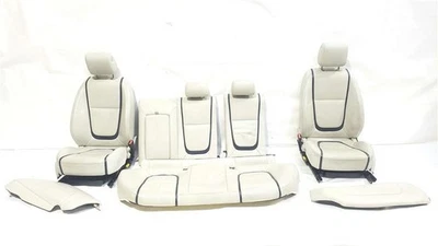 Full Set Seat Ivory With Blue NAA Trim Code OEM 2013 2014 Jaguar XF - Image 1 of 4