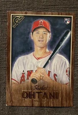 2018 Topps Gallery - Shohei Ohtani #116 Wood SSP (RC) - Image 1 of 2