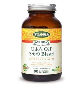 Flora Inc Udo's Choice Udo's Oil 3 6 9 Blend 90 Softgel - Picture 1 of 1