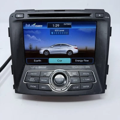 2011-2015 Hyundai Sonata Hybrid Navigation Monitor Radio CD Player Genuine OEM - Image 1 of 4