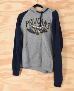 Felpa con cappuccio pullover maglia New Orleans Pelicans taglia media - Foto 1 di 10
