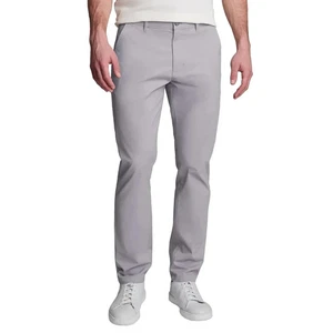 NUEVO Pantalones Chinos English Laundry Para Hombre 32x32 Gris Calce Recto Algodón Spandex - Imagen 1 de 8